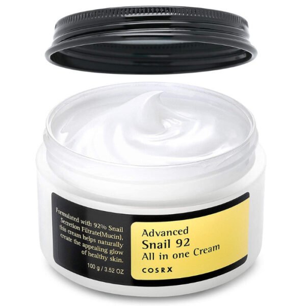 COSRX Advanced Snail Mucin 92 All In One Cream with Hyaluronic Acid(100gm) - Image 5