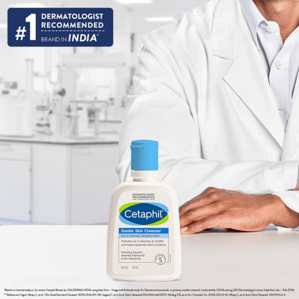 Cetaphil Gentle Skin Cleanser Dry to Normal Skin with Niacinamide - Image 4