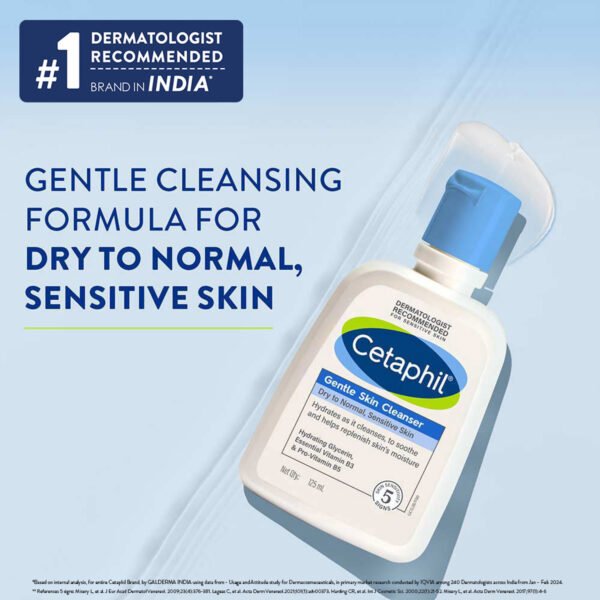 Cetaphil Gentle Skin Cleanser Dry to Normal Skin with Niacinamide - Image 3