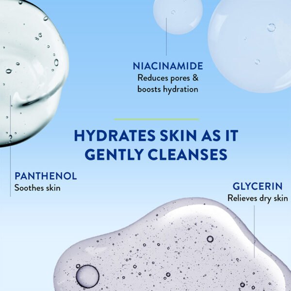 Cetaphil Gentle Skin Cleanser Dry to Normal Skin with Niacinamide - Image 6