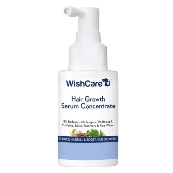 Wishcare Hair Growth Serum Concentrate With 3% Redensyl, 4% Anagain, Rice Water, Biotin