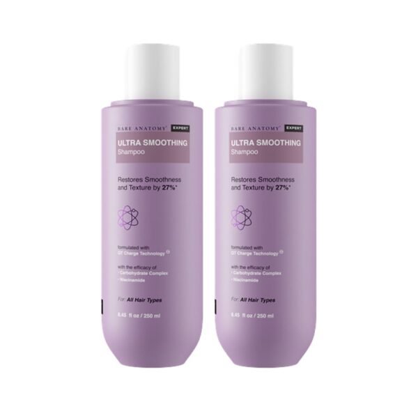 Bare Anatomy Ultra Smoothing Shampoo for Dry and Frizzy Hair Niacinamide Paraben & Sulphate Free (250ml) - Image 3