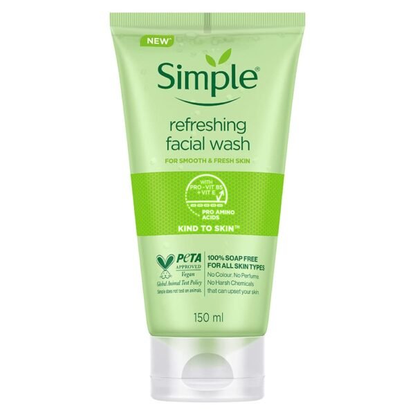 Simple Kind to Skin Refreshing Facewash Mild Face Wash for Sensitive Skin