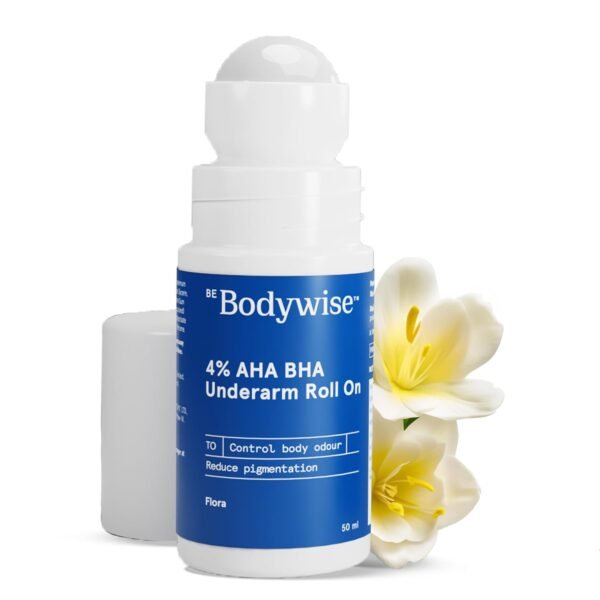 Be Bodywise 4% AHA BHA Underarm Roll On - Treats Pigmentation & Odour - Lactic Acid & Salicylic Acid - Image 5