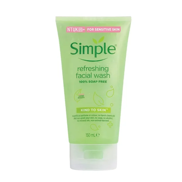 Simple Kind to Skin Refreshing Facewash Mild Face Wash for Sensitive Skin - Image 2