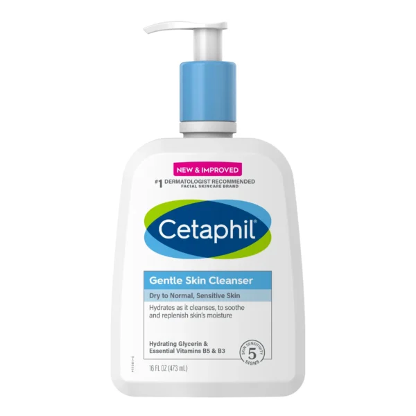 Cetaphil Gentle Skin Cleanser Dry to Normal Skin with Niacinamide (250ml)