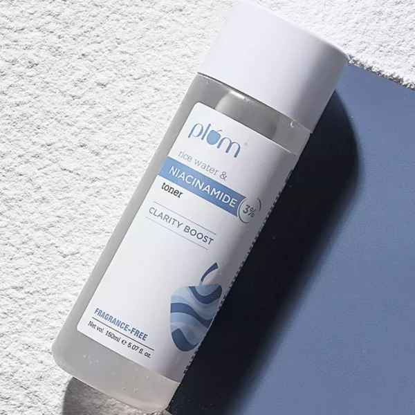 Plum 3% Niacinamide Toner With Rice Water, For Pores & Blemishes, Normal To Oily Skin Type - Image 6